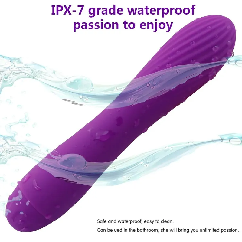 Kraftig Dildo Vibrator G Spot Klitoris Stimulator Finger Vibratorer Anal Massager Vagina Kvindelig Masturbator Sexlegetøj til Kvinder