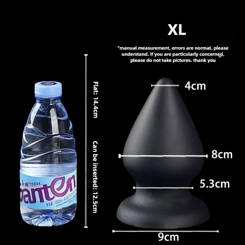 Palam Dubur Besar Silikon Cecair Palam Punggung Kon Lembut Dildo Dubur Besar untuk Wanita Lelaki Urut G-spot/prostat 18+ Mainan Seks — image 8