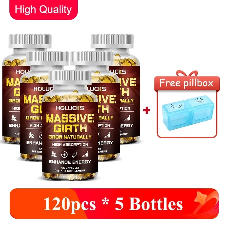 Viên nang có chu vi lớn với nhân sâm Tribulus Maca Tăng kích thước sức chịu đựng Sức chịu đựng Hiệu suất thể chất & sự tự tin đỉnh cao — image 7