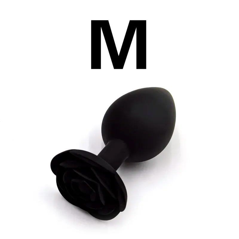 Zachte Siliconen Rose Bloem Anale Plug Beginner Tot Expert 3 Maten Butt Plug Anus Trainer Dildo Adule Speeltjes voor Paar Vrouwen Mannen — image 11