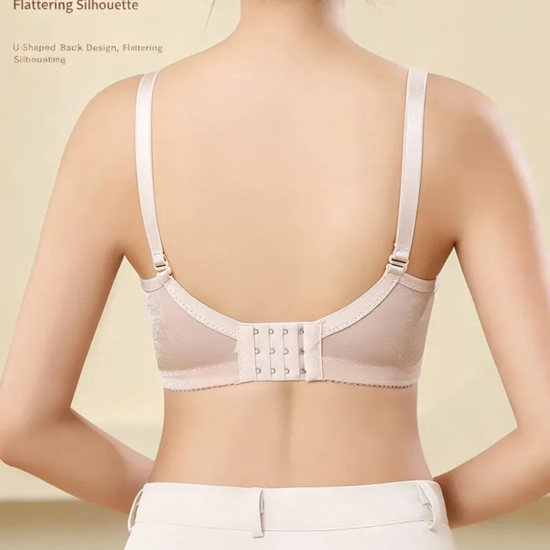 Ultra silná 8cm podprsenka push-up s krajkou Bezdrátové plné pokrytí spodního prádla boční podpora pro košíčky A/B ženy — image 5