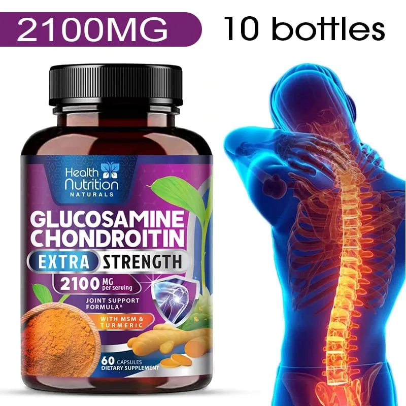 Glucosamine Chondroitin Turmeric MSM Triple Strength Joint Support 2100mg — image 3
