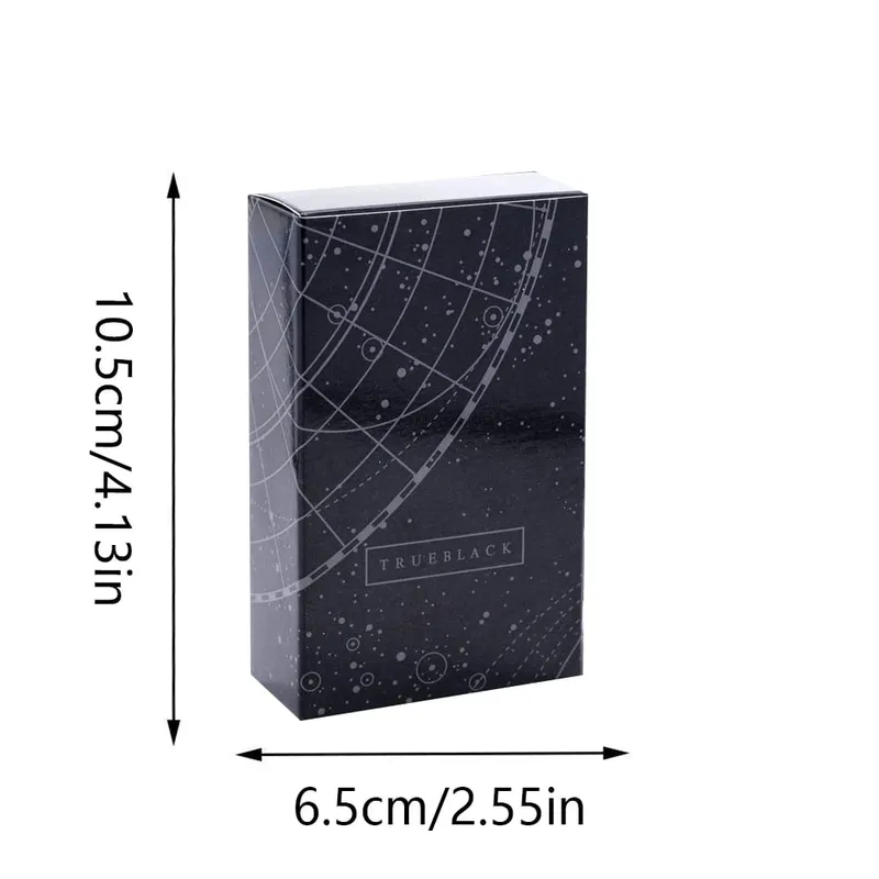 Kartu Tarot Hitam Sejati 78 Kartu Set Permainan Ramalan Hadiah Permainan Meja Peramal dan Ramalan — image 6