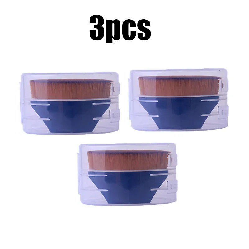 1/2/3/4pcs Berus Solekan Bedak Kecantikan Berus Pemerah Muka Berus Mudah Alih Profesional Kosmetik Solekan Alas Lembut — image 23