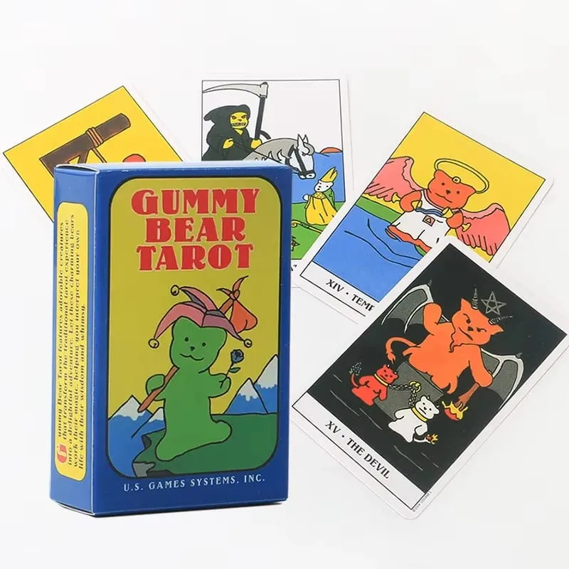 Cartes de tarot de jeux de société Gummy Bear Oracle Deck