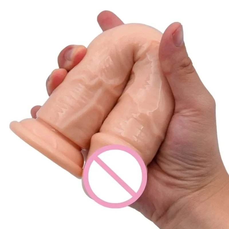 KWD Erotis Lembut Jelly Anal Butt Plug Realistis Cangkir Hisap Kuat Mainan Dewasa G-spot Orgasme Penis Besar Seks mainan untuk Wanita — image 2