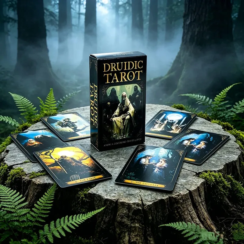 Karten, 78 Karten, Wahrsagerei, geheimnisvolle Wahrsagerei, Brettspiel, Kartenspiel, spirituelles Zubehör für Tarot-Sammler — image 3
