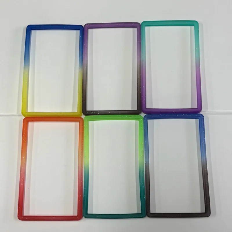 PSA グレードカード用スラブガード 6 個パック TPU スラブプロテクター グレードガード バンパーガード グラデーションカラー グリッター 限定版