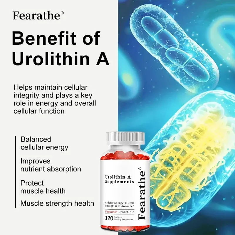 Urolitina A Capsule 5000mg Antiossidante Supporta la salute cellulare La funzione mitocondriale Energia quotidiana e invecchiamento sano — image 4