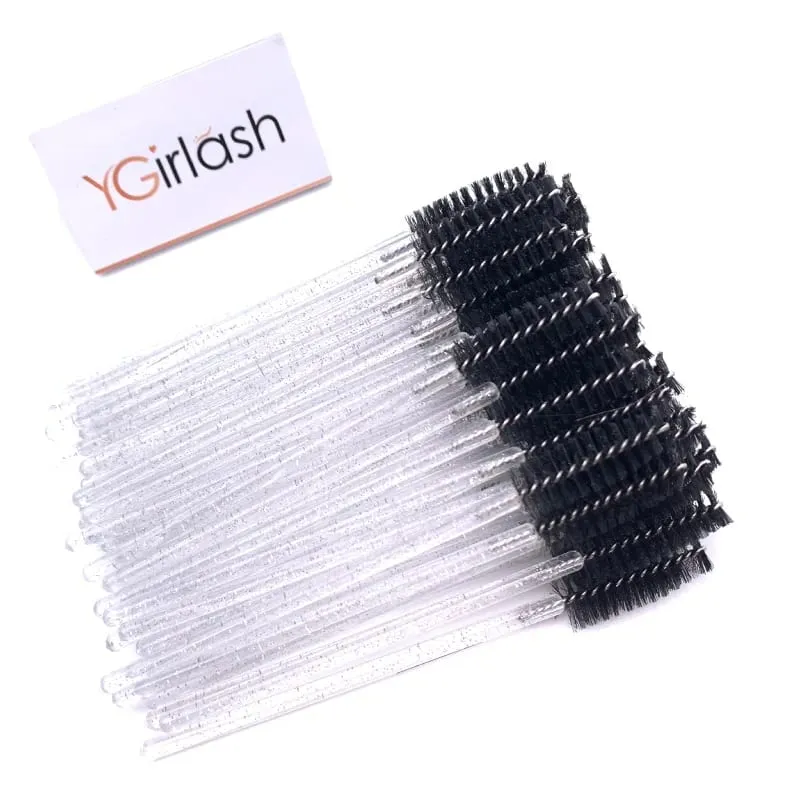 YGirlash 50Pcs Lash Swans Aplikator Bulu Mata Kristal Pemegang Berlian Pakai Nilon Tongkat Maskara Berus Alat Kosmetik — image 24