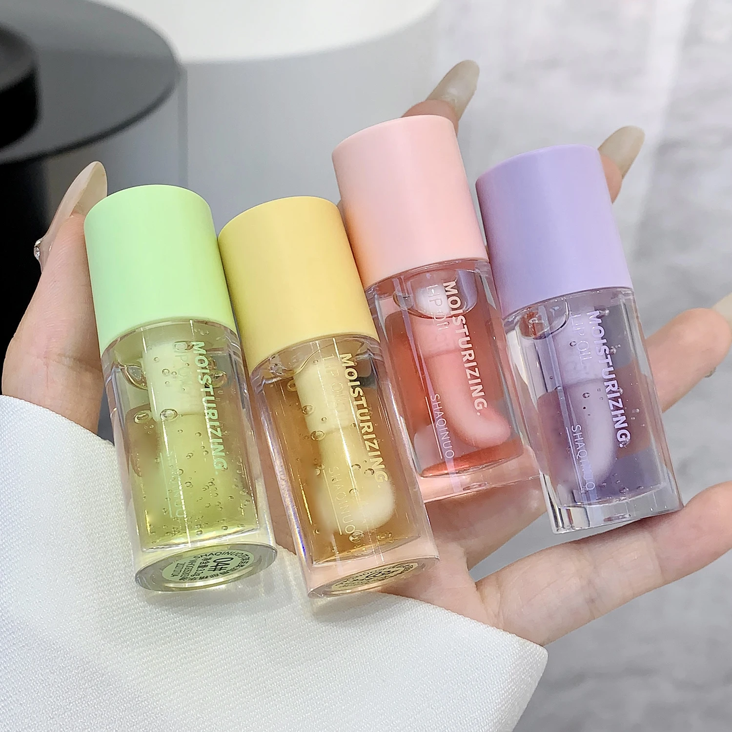 Water Light Lip Gloss Moisturizer Transparent Jelly Mirror Fruit Crystal Lip Oil Clear Hydrating Plumping Korean Lip Care Makeup — image 3