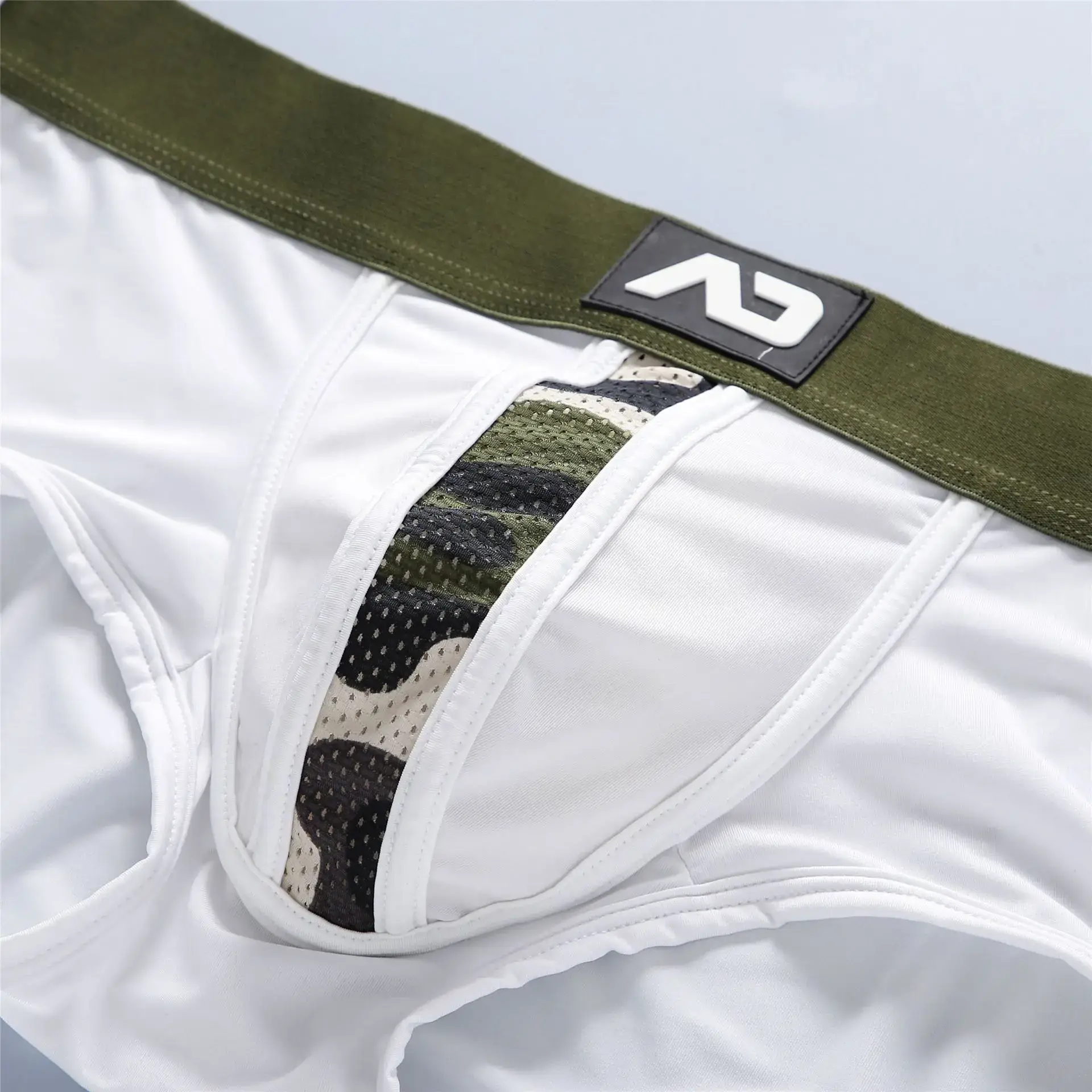 Neue Herren-Unterwäsche mit flachen Ecken, niedrige Taille, sexy, elastisch, dreidimensionale Tasche, bequeme Unterwäsche mit flachen Ecken, Addicted — image 8
