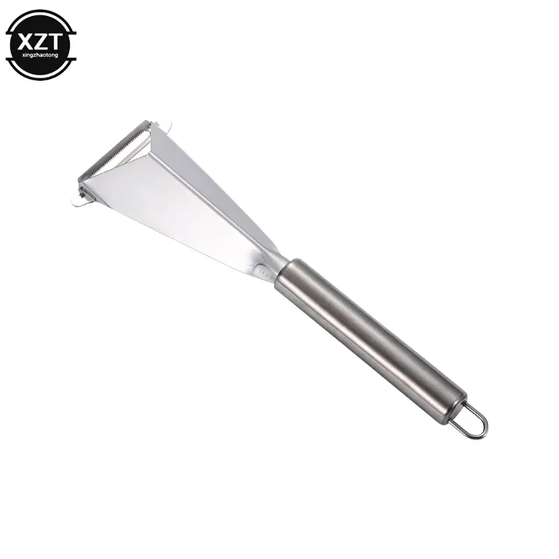Neue Edelstahl Obst Carving Messer Dreieckige Form Gemüse Messer Slicer Antislip Gravur Klingen Küche Zubehör