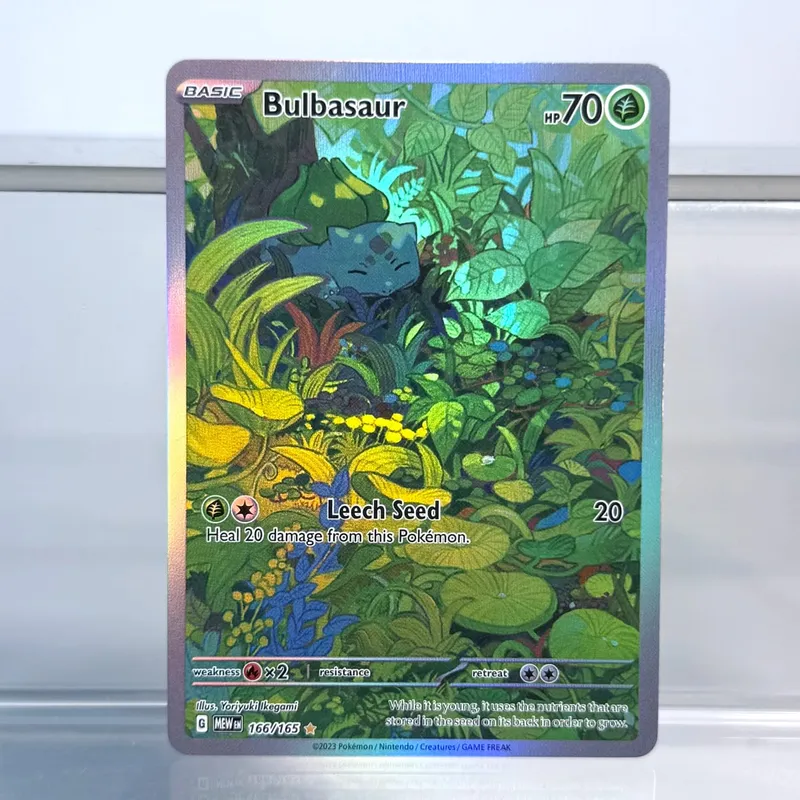 Koleksi Perdagangan Permainan Holografik Kad Proksi PTCG Charmander (SV) Pikachu Flareon EX Kad Foil PKM Tunggal Venusaur EX