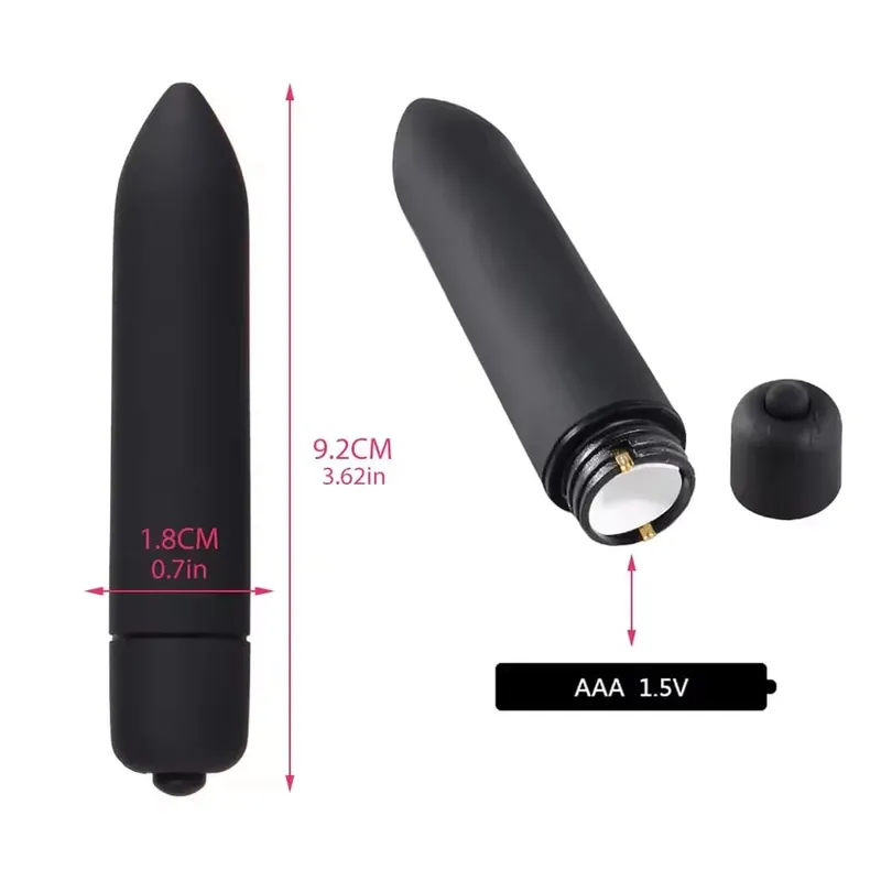 MINI Bullet Vibrator สำหรับผู้หญิง Vibrating Anal Plug ช่องคลอดนวด Thrusting ไข่ Masturbation Sex ของเล่นสำหรับคู่ 18 + — image 3