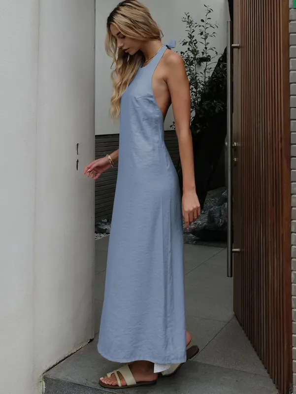 Abito elegante senza schienale da donna estate 2024 — image 7