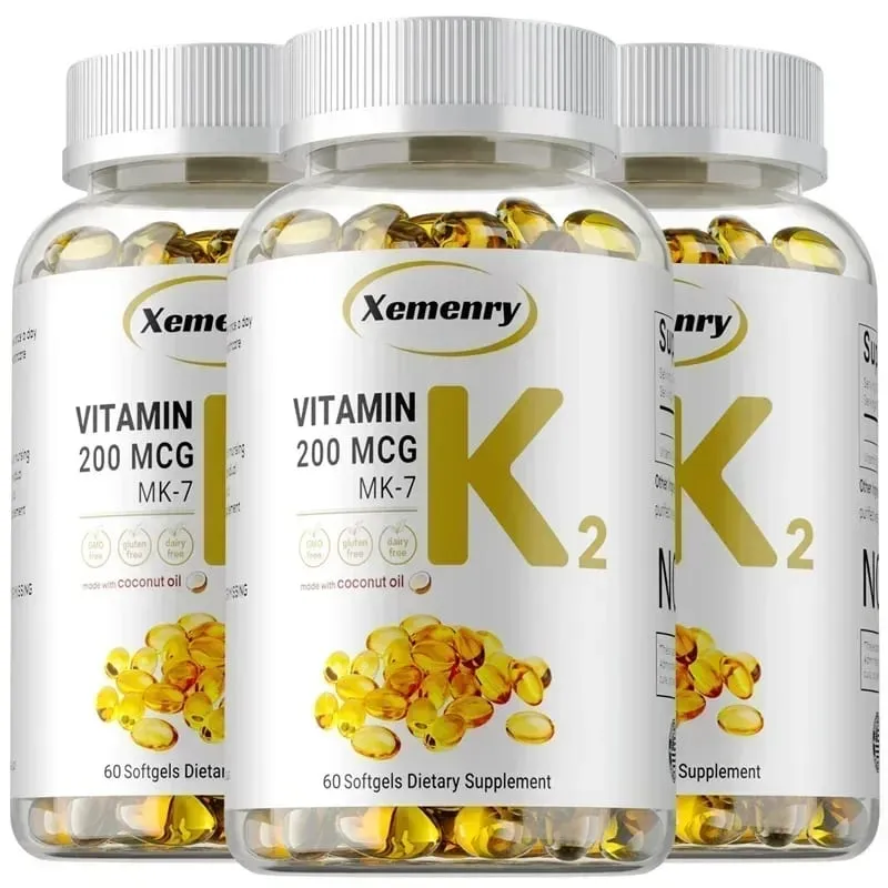 Suplemen Vitamin K2 MK-7 - Menyokong Penyerapan Kalsium Tulang Imuniti Sendi dan Kesihatan Jantung Mudah Ditelan — image 11