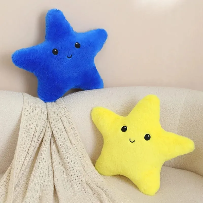 35/40 ซม.ปลาดาว Star Plush หมอนตุ๊กตายิ้ม Happy Sky หมอนที่มีสีสันตกแต่งเบาะสำหรับเก้าอี้โซฟากลับสนับสนุนของขวัญ — image 6