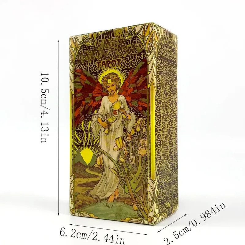Laris Dek Tarot 78 Buah Kartu Karya Seni Mistis Tahan Lama & Portabel Sempurna untuk Bimbingan Spiritual & Kolektor — image 6