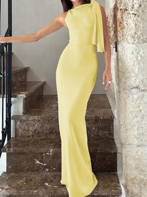 Hugcitar moda solidna O Neck bez rękawów Patchwork seksowna Bodycon Maxi sukienka na studniówkę letnie ubrania damskie Party Festival Club Y2K — image 11