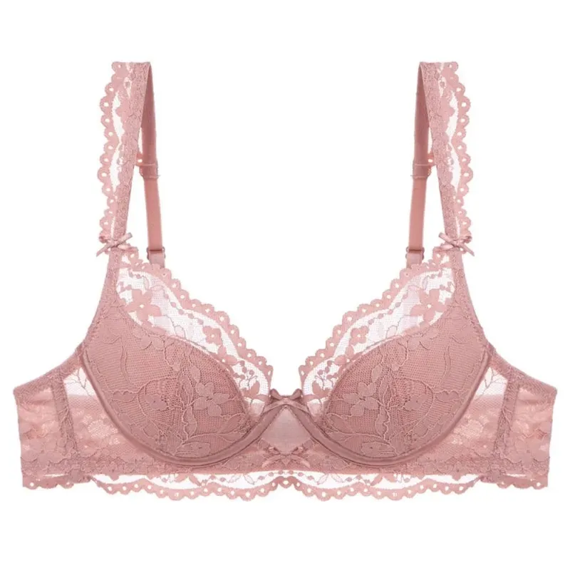 Sexy Spitzen-Push-up-BH für einen größeren Look, Minimizer, schlankmachender Bügel, Unterstützung, seitliches Fett, kein Durchhängen, Stahlring, Übergröße — image 8