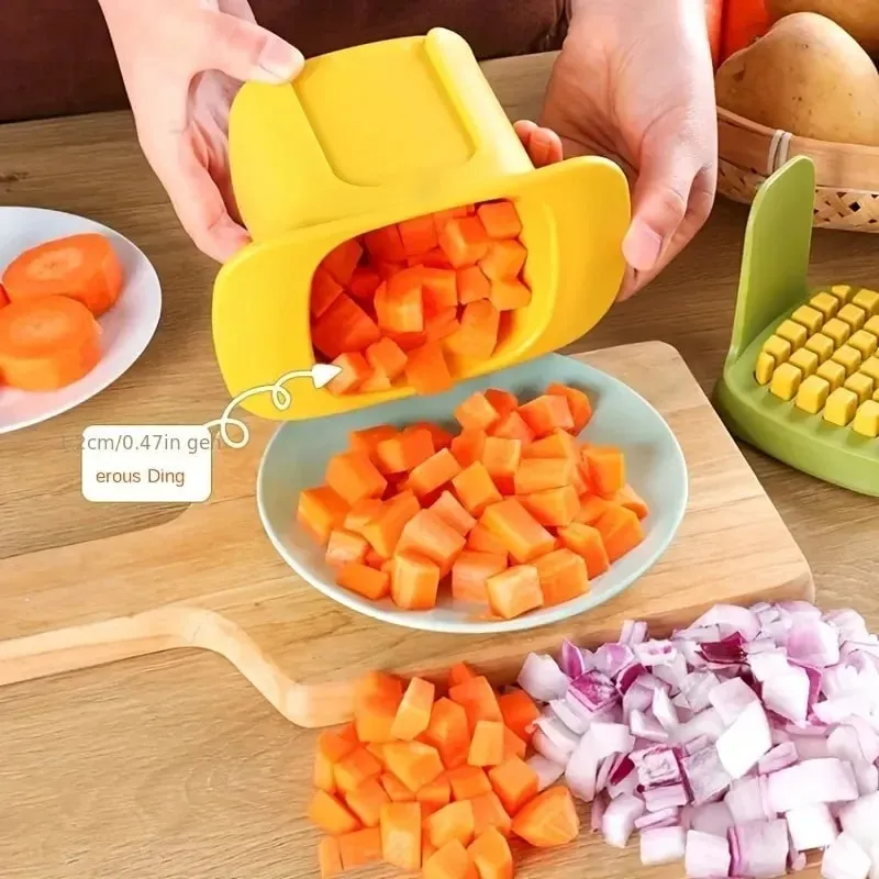 Multifunctional Cucumber Potato Slicer Household Hand Pressure Onion Dicer Kitchen Tools Vegetable Chopper French Fries Cutter — image 9