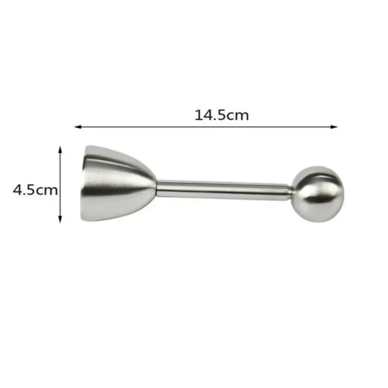 Stainless Steel Boiled Egg Topper Shell Top Knocker Opener Kitchen Tool Cutter Accessories Gadget — image 9
