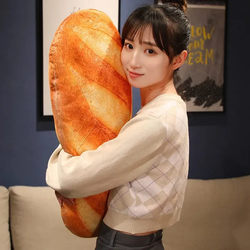 1pc 20 ~ 100cm chleb francuski pluszowa poduszka nadziewane drukowanie obrazów jedzenie pluszowe Peluche rekwizyt na imprezę Decor towarzysz śpiącego mężczyzna prezent — image 4