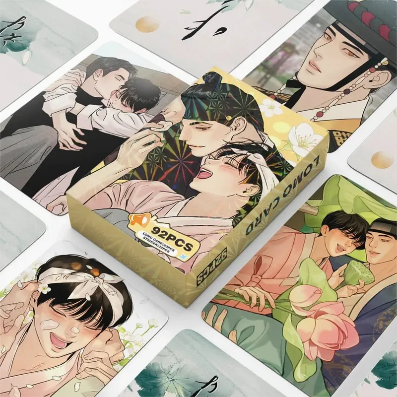 Cartes Lomo Webtoon coréennes et Mini autocollants, Collection de cartes photo de personnages d'anime, cadeau parfait pour les Fans, 92 pièces — image 2