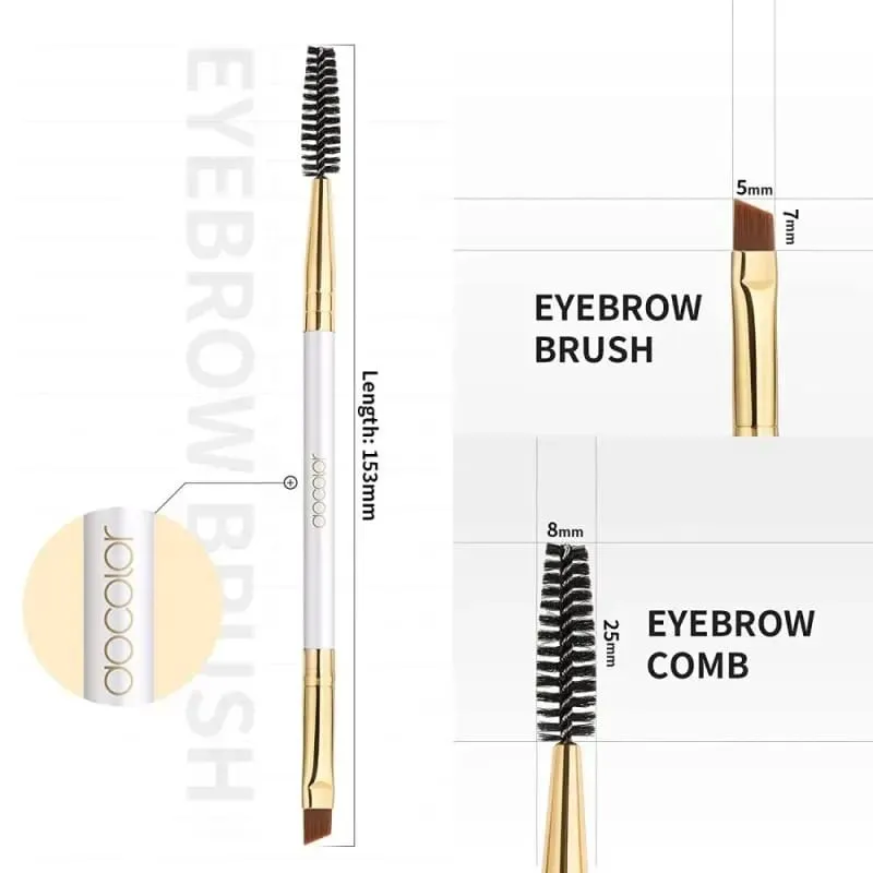 Docolor Eyebrow Brush+Eyebrow Comb Beauty Brush Brush Profesionální štětce na make-up pro Eye Brow Brush Eye Blending Brush — image 3