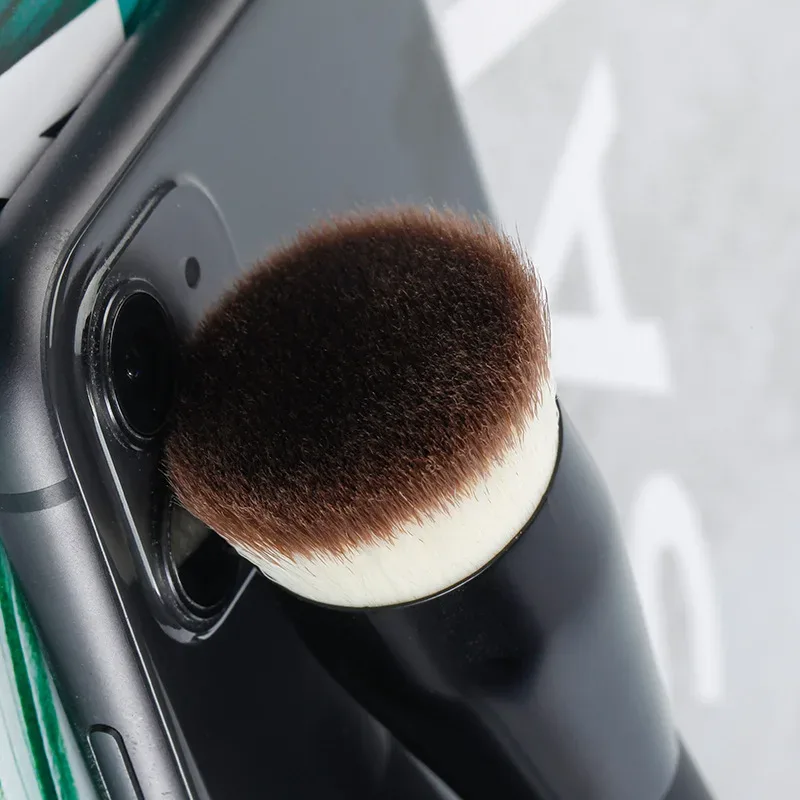 Flat Top Foundation Makeup Brushes Flat Angled Synthetic Hair Face Contour Foundation Liquid Cream Bronzer Buffing Makeup Tool — image 2