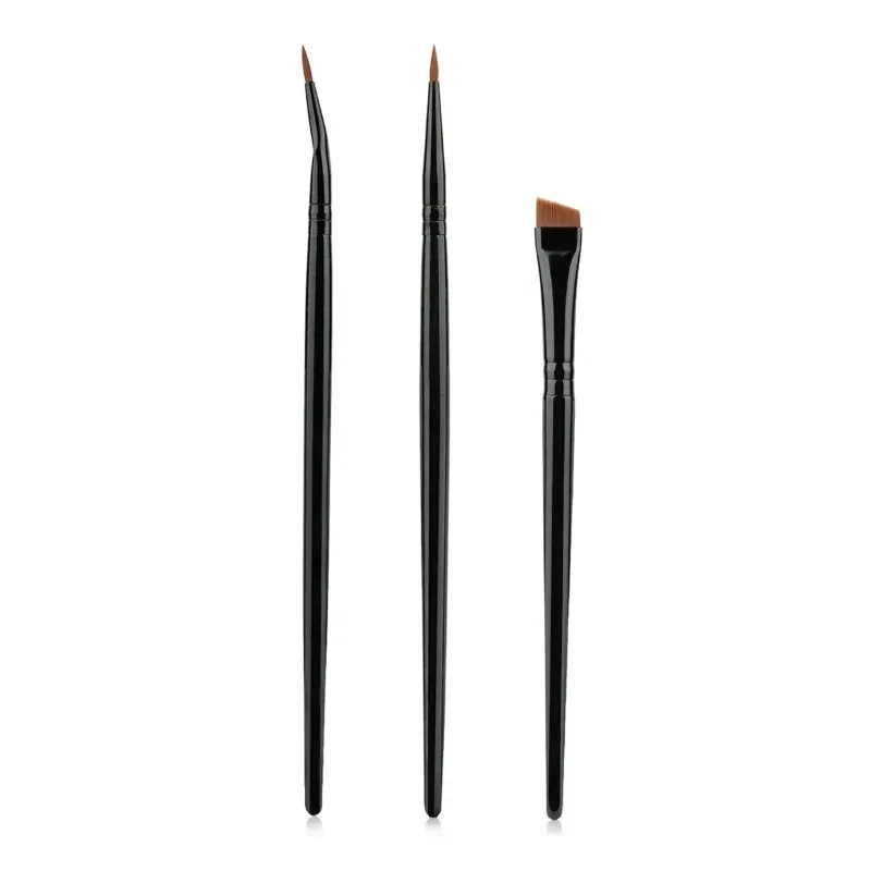 3 pezzi combinati pennelli per dettagli linea labbra ultrasottile pennello per linea occhi pennello per correttore contorno sopracciglia pennelli per trucco palpebra inferiore — image 8