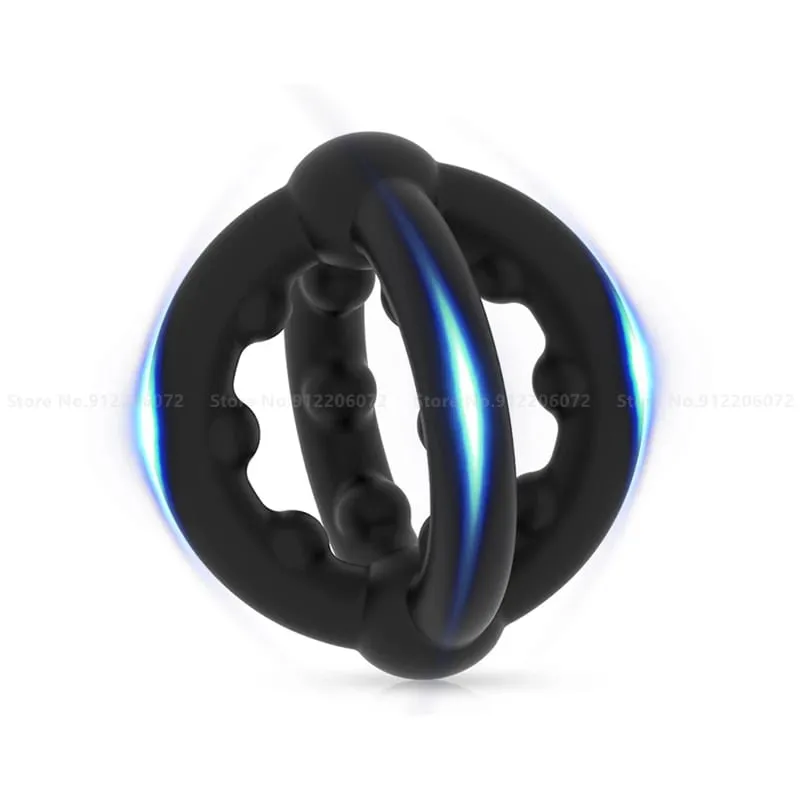 Anneau de pénis masculin pour hommes, retarde l'éjaculation, érection plus forte, anneaux de verrouillage du sperme, jouets sexuels de masturbation pour hommes Gay adultes, sans vibrateur — image 12