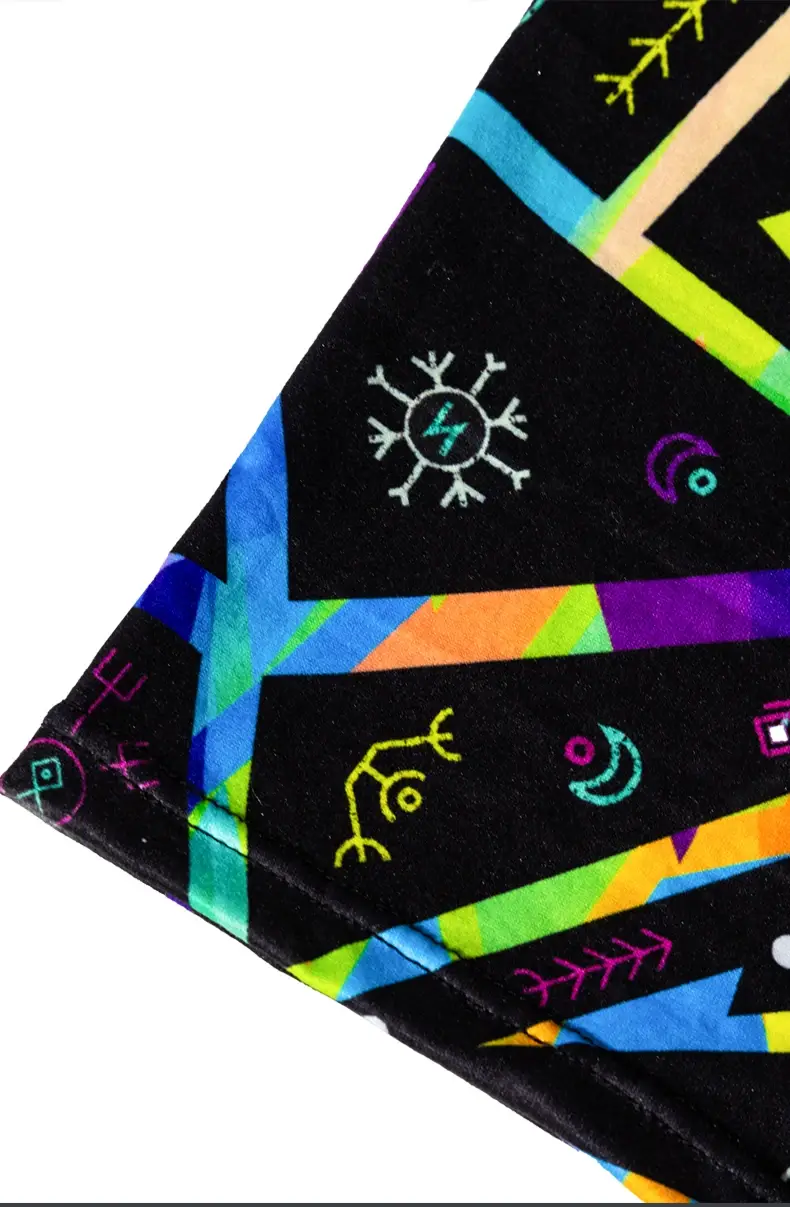 5 pezzi Intimo da uomo con stampa graffiti, pixel, cyberpunk, boxer comodo, casual e alla moda — image 6
