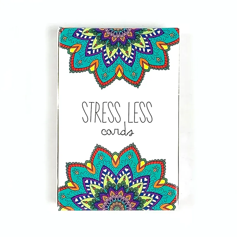 Sunny Present Stress Less Cards Helps Relieve Stress And Anxiety Cards Game Perfect For Halloween Christmas New Year Gifts — image 1