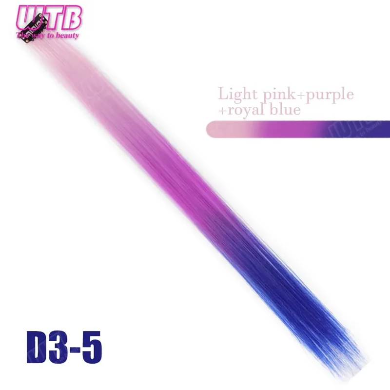 WTB ต่อผมสังเคราะห์สี BB คลิปต่อผมไล่ระดับสีสไตล์ไล่ระดับสีเหมาะสำหรับการสวมใส่ในชีวิตประจำวันของผู้หญิงและวันหยุด — image 11