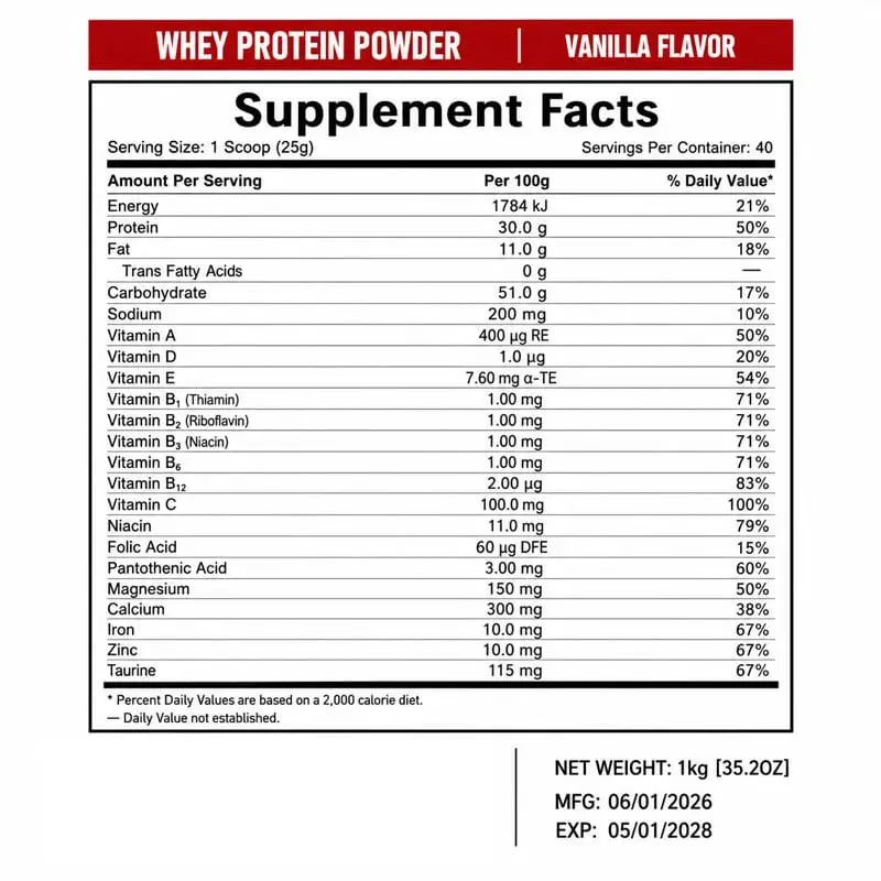 Whey Protein Powder Whey Isolate Gold Ratio Whey High-quality Milk Bodybuilding Fitness No Added Hormones Variety 40 Servings — image 3