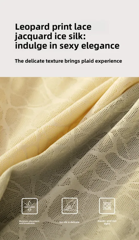 Liền Mạch Jacquard Nam Tam Giác Quần Lót Băng Lụa Mỏng Thoáng Khí Quần Lót Nhanh Khô Quần Đùi Nam Gợi Cảm U Phồng Túi Quần Lót — image 12