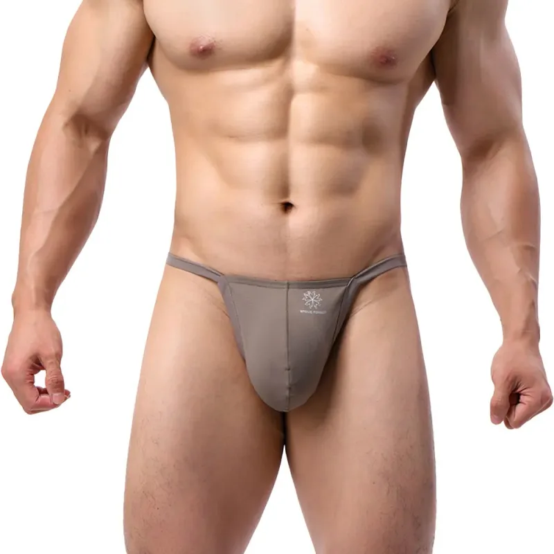 String en tissu respirant à séchage rapide pour hommes, slip confortable, sous-vêtements taille basse, vêtements d'intérieur Sexy, à la mode, pour personnes courageuses — image 6