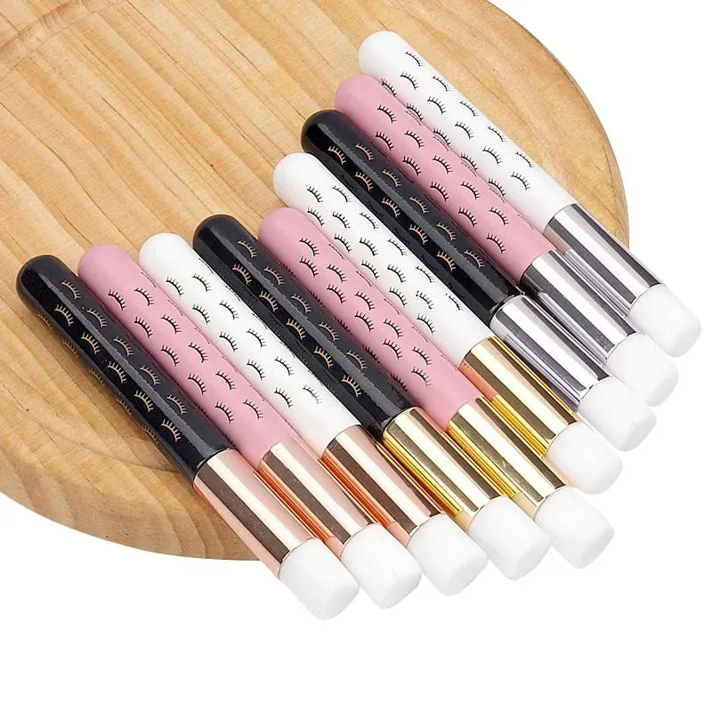 1/5PCS Spazzola per la pulizia delle ciglia Applicatore per estensione delle ciglia Sopracciglio Naso Spazzole Bottiglia di lavaggio Cura della pelle Strumento di trucco Forniture pulite — image 6