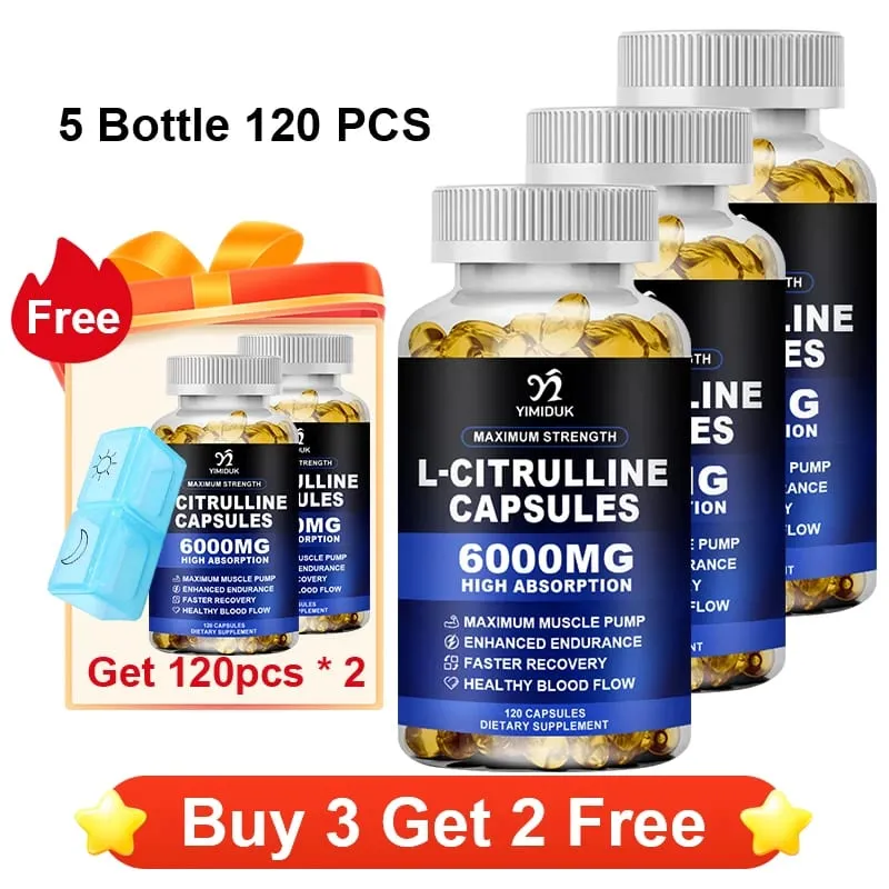 Kapsul L-citrulline Premium dengan Gelatin Citrulline Potensi Tinggi Mendukung Kesehatan Kapal Meningkatkan Latihan Mempercepat Perbaikan Otot — image 13