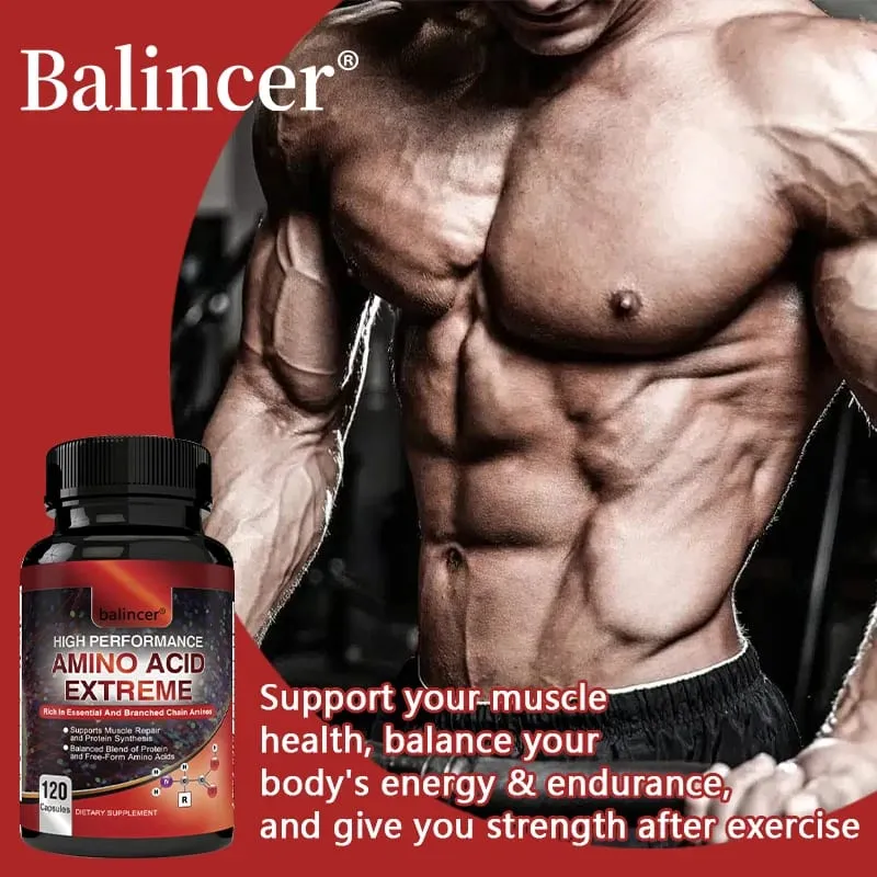 High Performance Amino Acids - Rich in Amino Acids and BCAAs - Muscle Replenishment Repair and Growth Workout Supplement — image 4