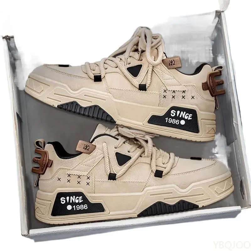 Frühling Herren neue modische Low-Top-Board-Schuhe trendige vielseitige Sportschuhe lässig bequeme Herren-Sneaker — image 6