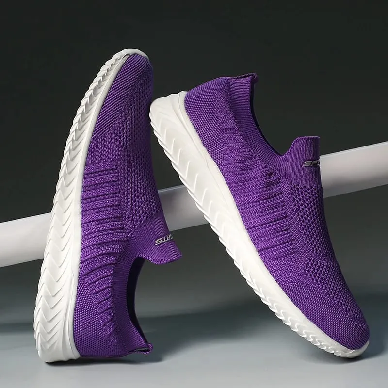 Uomini Vulcanize Scarpe Maglia Scarpe Da Uomo Leggere E Comode Scarpe Da Ginnastica da uomo 2025 Moda Autunno Slip on Appartamenti Scarpe Mocassini Maschili — image 7