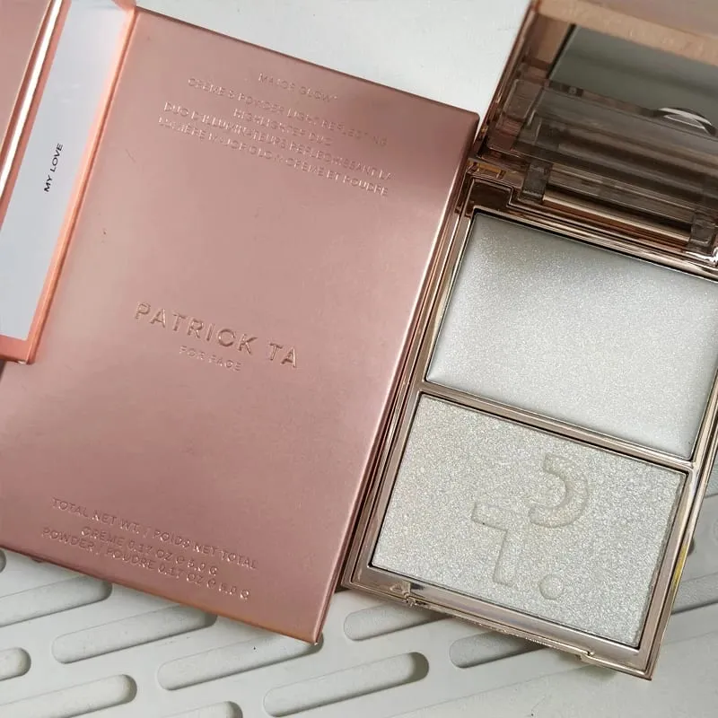 Patrick 2 in 1 Cream & Powder Blush Palette Dual Cheek Blush Duo Lasting Natural Brightening TA Makeup Cosmetics She's That Girl — image 10