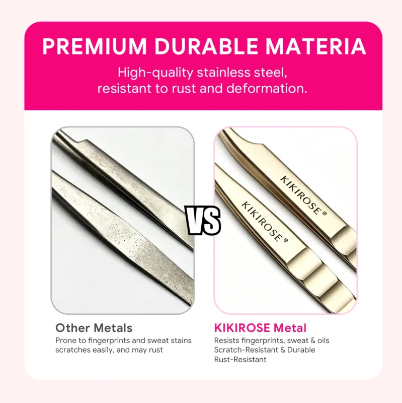 Applicateur de cils de précision, pincettes pour extensions de cils, cluster de faux-cils, outil de maquillage de Salon en acier inoxydable — image 6