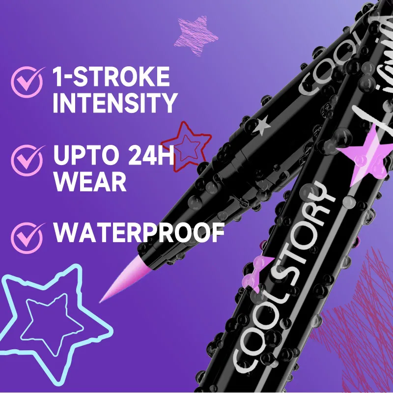 Rot, weiß, schwarz, wasserfester Eyeliner-Stift, untrafeiner flüssiger Eyeliner-Stift, schnell trocknend, langlebig, nicht verschmierend, Make-up-Kosmetik — image 7