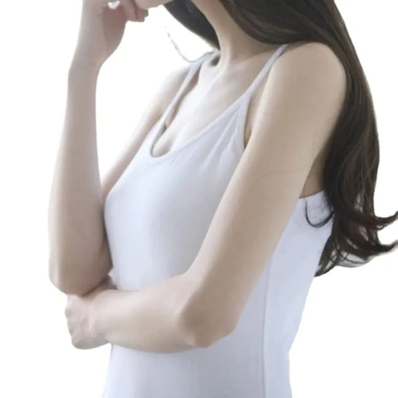 Sexy Spaghetti Strap Camisole Mini Dress Women Bodycon Club Solid Cotton Party Dresses Summer New Pure Color Sundress платье — image 6
