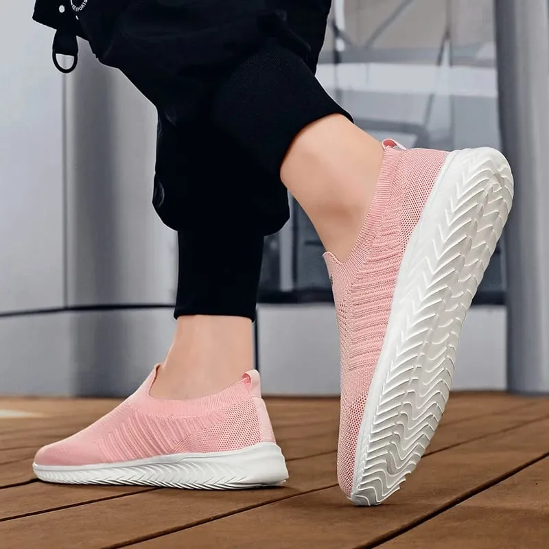 Uomini Vulcanize Scarpe Maglia Scarpe Da Uomo Leggere E Comode Scarpe Da Ginnastica da uomo 2025 Moda Autunno Slip on Appartamenti Scarpe Mocassini Maschili — image 6