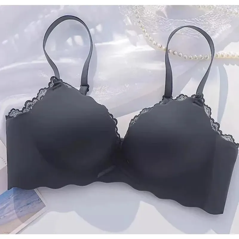 AA Cup Padded Push‑up Bra Panty Set Wireless Seamless One‑piece Lingerie Suit for Small Flat Chest Soft Daily Casual Underwear — image 18
